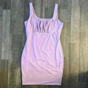 Lilac Tank Top Mini Dress